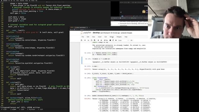 George Hotz | Programming | tinygrad: tiny efficientnet is recognize cat? | Part2 смотреть онлайн