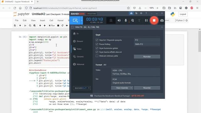 MatPlotLib dərs 2, legend, label, title funksiyaları смотреть онлайн
