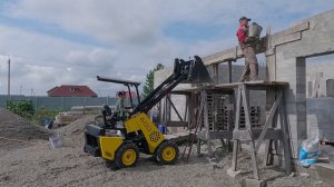 СТЕНЫ ВСЁ. Заливаем въезд в гараж