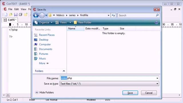 Beginner PHP Tutorial 5 Writing Your First PHP File смотреть онлайн
