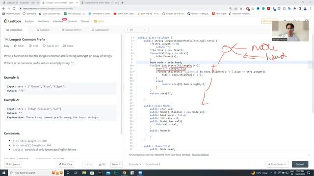 Longest Common Prefix Solution LeetCode 14 | Trie Solution | Easy | Rohan Haldiya смотреть онлайн