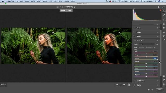Dark Green Colour Grading Tutorial Photoshop 2020 смотреть онлайн