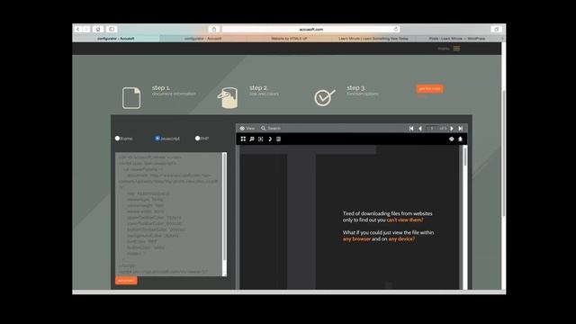 Add Document Viewing To Your Site in 5 Minutes (short version) смотреть онлайн