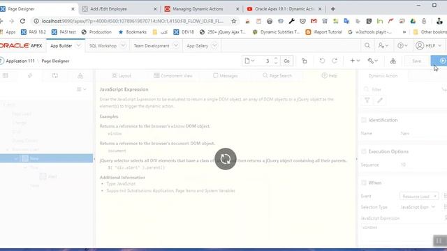 Oracle Apex 19.1 : Dynamic Action Part 9 смотреть онлайн