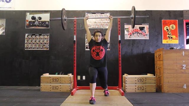 Split Jerk Balance, with step through - Instructional Video смотреть онлайн