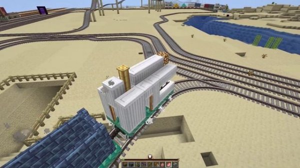 ЧЕРЕЗ ПОРТАЛ НА ПОЕЗДЕ МАЙНКРАФТ | ХОСТИНГ ZOROTEX