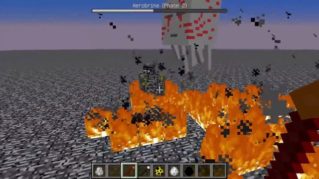 Bedrock Golem Vs. Herobrine in Minecraft смотреть онлайн
