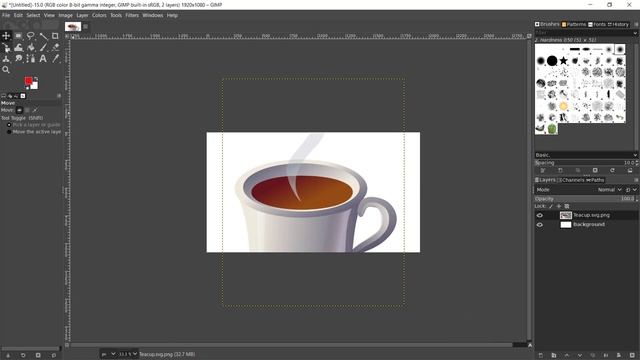 Gimp How To Add Image To Layer Tutorial смотреть онлайн