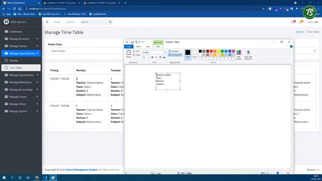 #16 - Creating Time Table day-4 | School Management System | PHP Live Project смотреть онлайн