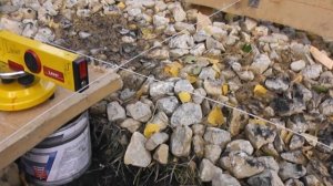 11.2 РАЗМЕТКА ФУНДАМЕНТА ПОД ВИНТОВЫЕ СВАИ.