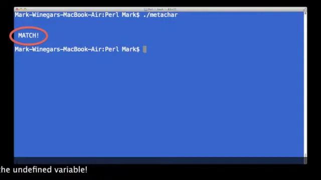Metacharacters (2 of 2) смотреть онлайн