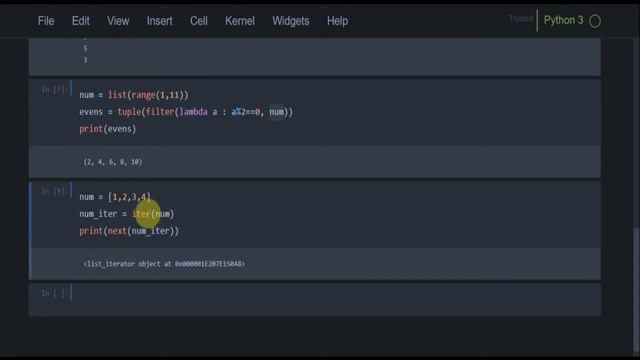 Python Tutorial 96 : map(), filter(), zip() Functions || iterator vs iterable смотреть онлайн