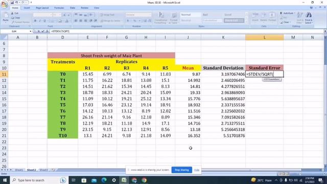 #How to #Calculate #Average, #Standard #Deviation & #Standard #Error in #MS #Excel in #Simple #way смотреть онлайн