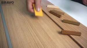 Реставрация двери мягким воском. Устраняем царапины на покрытии двери Эко Шпон и Шпон. Двери Браво