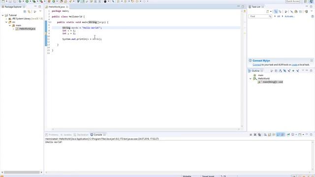 Java Tutorial #1 Methoden und Datentypen смотреть онлайн