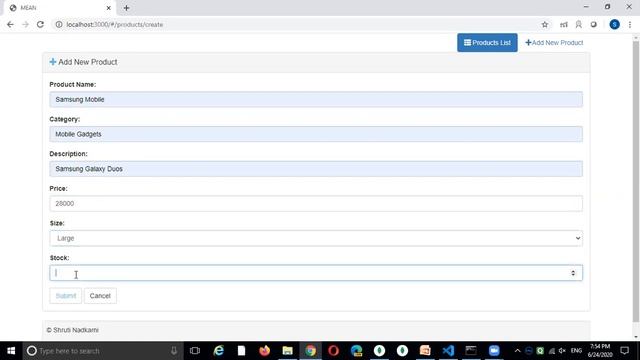 MEAN Stack Crud Operations (Products App) смотреть онлайн