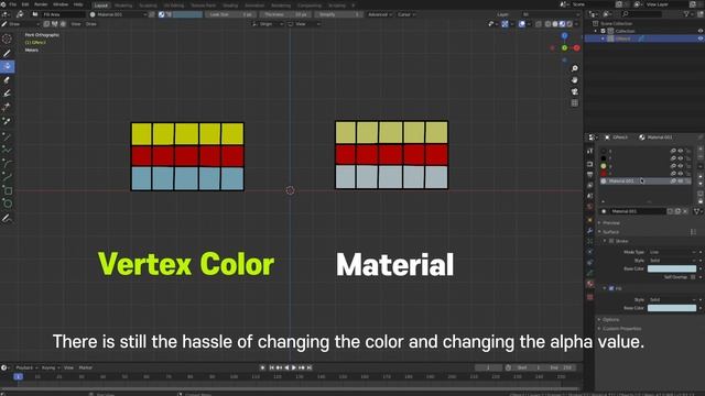 Vertex Color vs Material (Grease Pencil, Blender) смотреть онлайн