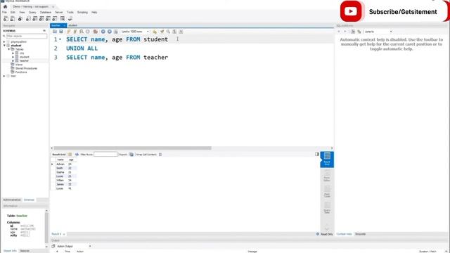 Mysql Union & Union All | How to Use Union & Union All Query in MySQL смотреть онлайн