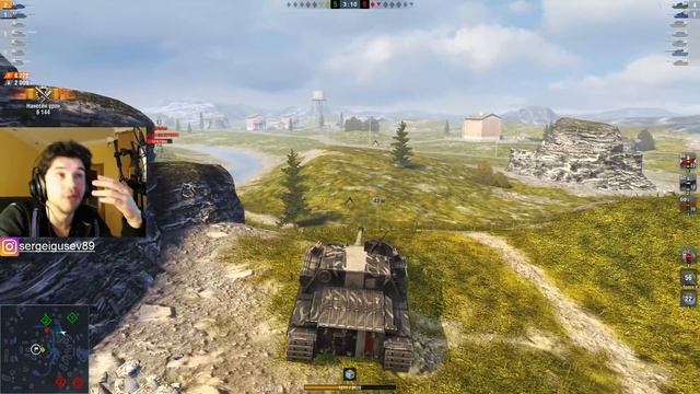 WoT Blitz - Нереальная игра на FV217 Badger. Как одному держать 4 танка- World of Tanks Blitz (WoTB смотреть онлайн