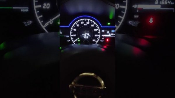 Nissan Note e-power прогрев в -24 за 8 мин