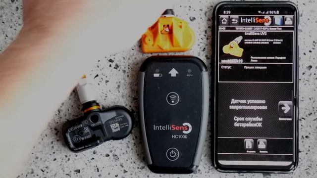 Программатор датчиков давления шин HUF HC1000 смотреть онлайн