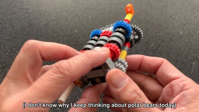 Super small 8-speed gearbox in LEGO technic смотреть онлайн