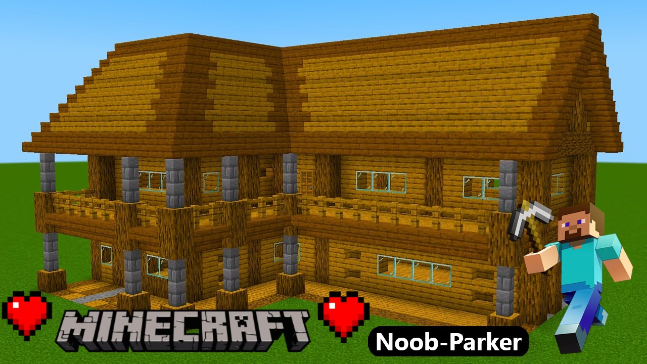 Майнкрафт - как построить простой таунхаус, minecraft. смотреть онлайн