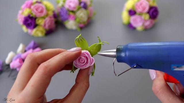 ? ЦВЕТЫ ИЗ ФОАМИРАНА ? РЕЗИНОЧКИ С ЦВЕТАМИ ? EVA Foam Flowers ? смотреть онлайн