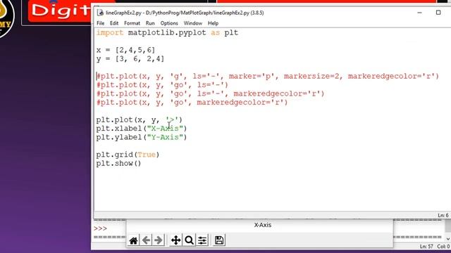 Matplotlib pyplot Tutorial Data Visualization Part -5 Scatter Chart using Plot function смотреть онлайн