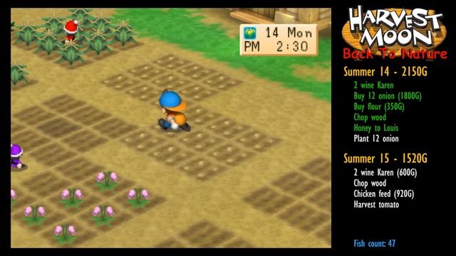 #16 Master Walkthrough Summer 13-15 [Harvest Moon: Back to Nature] [LONGPLAY] смотреть онлайн