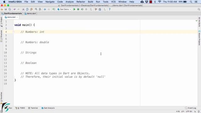 Dart Data Types and Variables. Dart Tutorial for Flutter #3.1 смотреть онлайн