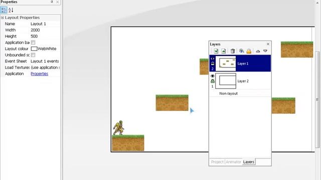 Как создать игру. Платформер. 1 урок смотреть онлайн
