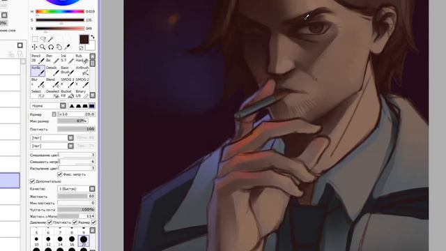 [ Speedpaint ] Bigby Wolf ( The Wolf Among Us 2 ) смотреть онлайн