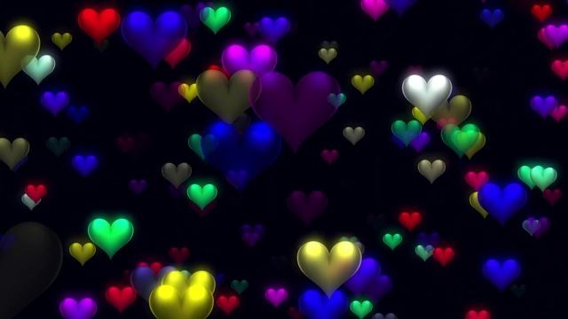 Neon Love Hearts Glowing LED Motion Background for Valentine 2022 free video background Loops смотреть онлайн