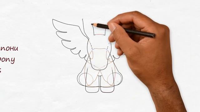 Як намалювати поні Пегаса смотреть онлайн