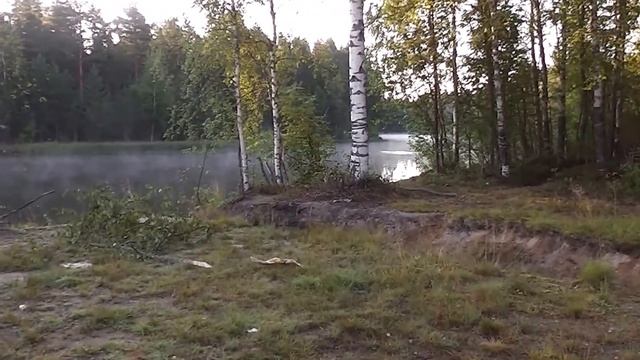 Карелия. Река Сяпся. Раннее утро смотреть онлайн