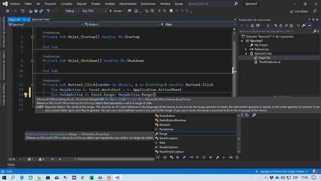 Ejercicio 7 | VB.net + Excel desde cero | Selección de Rangos смотреть онлайн