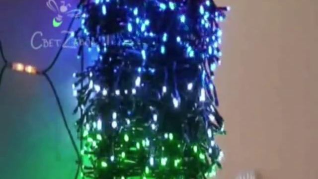 Светодиодная гирлянда нить с контроллером Твинкл лайт смотреть онлайн
