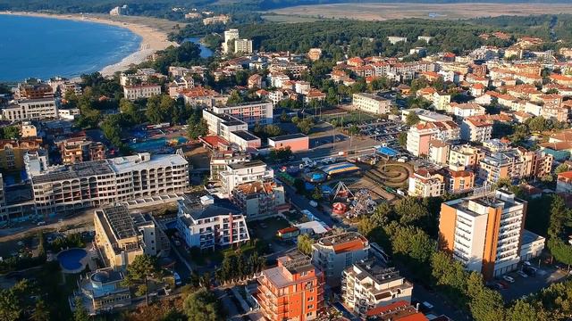 Панорама города Primorsko city panorama смотреть онлайн