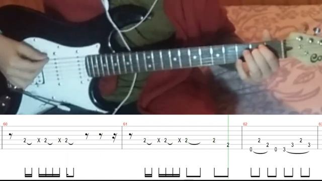 КИНО-Электричка - разбор для СОЛО гитары смотреть онлайн