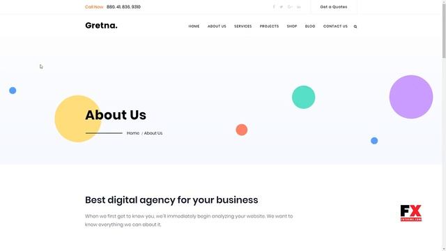 Gretna - SEO /Digital Agency WordPress Theme Brandt Vance смотреть онлайн