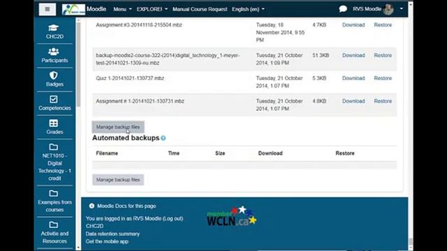 Cleaning up old Moodle backup files смотреть онлайн