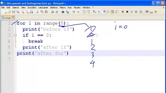 [python] คำสั่ง break และ continue смотреть онлайн