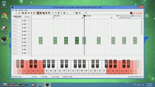 Minecraft Note Block Studio showcase