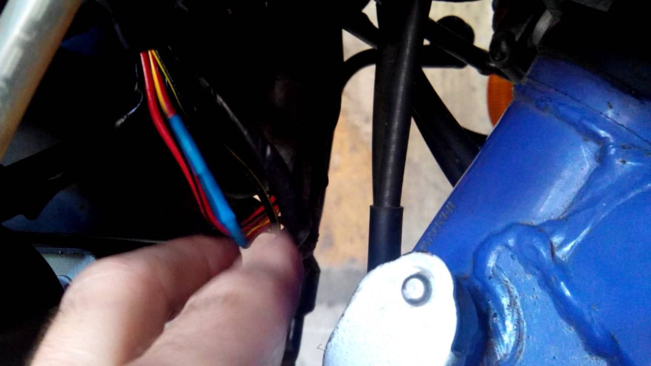 Kawasaki KLX250 как сделать чтоб фара не включалась при запуске