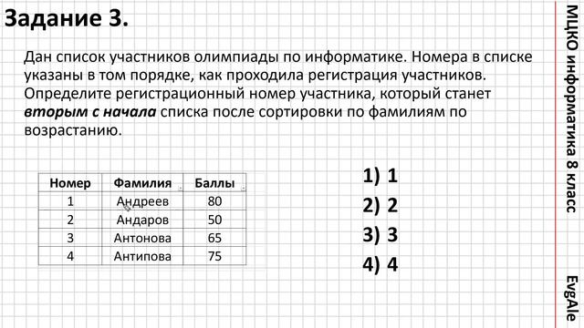 МЦКО 8 класс №3 смотреть онлайн