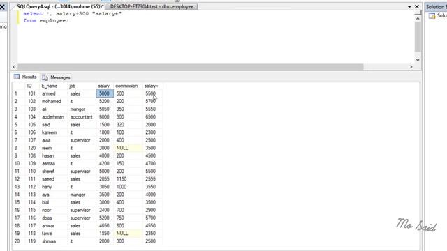 #Database with #sql server (3- part 1 of select) смотреть онлайн