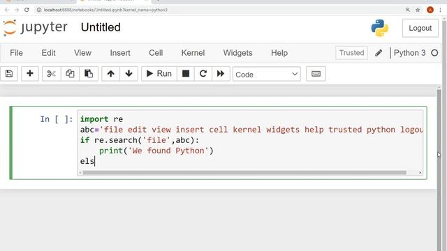 Python search function with regular expression смотреть онлайн