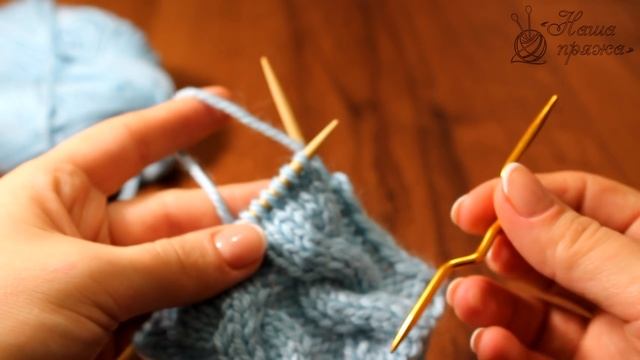 9. Вязание для начинающих. Как вязать «Косы» спицами смотреть онлайн