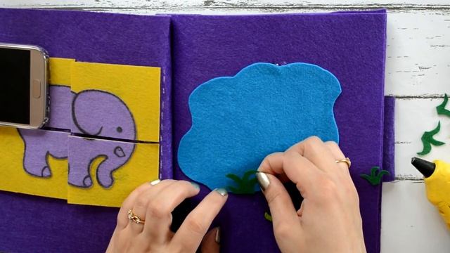 Quiet Book Tutorial - Handmade Silent Book for Toddlers (Fish Catching Page) смотреть онлайн